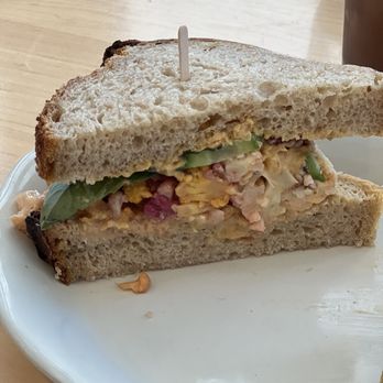 Colossus - Roasted Cauliflower Sandwich (This also came with another half and a side salad) - Bakeries Near Me - Long Beach, California