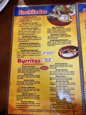Menu photo 6 Los Girasoles Ashland City, TN
