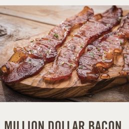 Million Dollar Bacon screen shot from the online menu-friends your bacon will look the same and taste better!