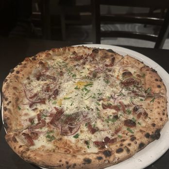 Vesta - Carbonara Pizza - Pizza Near Me - Redwood City, California