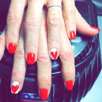 Perfect Nails - Simple Valentine's Day design - Nail Salons Near Me - Tell City, Indiana Perfect Nails - Simple Valentine's Day design - Nail Salons Near Me - Tell City, Indiana
