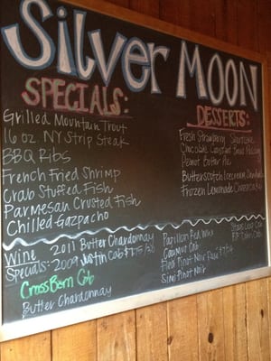 Menu photo 6 The Silver Moon Eatonton, GA Menu photo 6 The Silver Moon Eatonton, GA