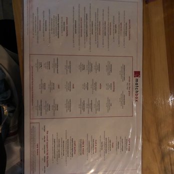 matchbox - Drink menu - New American Near Me - Sunrise, Florida matchbox - Drink menu - New American Near Me - Sunrise, Florida