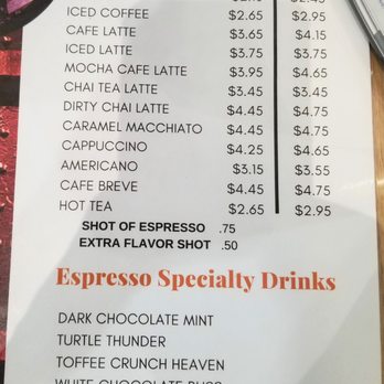 Cuppy's Coffee Cafe - Drinks Menu - Coffee & Tea Near Me - Orange Park, Florida Cuppy's Coffee Cafe - Drinks Menu - Coffee & Tea Near Me - Orange Park, Florida