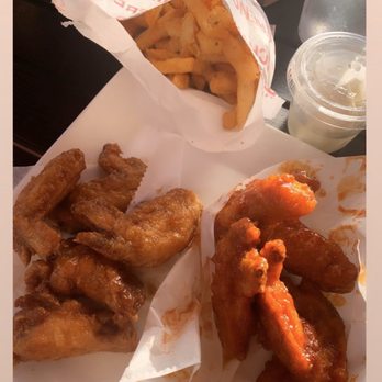 Bonchon Seven Hills - Fried Chicken Wings (half spicy half sweet teriyaki) - Chicken Wings Near Me - Seven Hills, Ohio Bonchon Seven Hills - Fried Chicken Wings (half spicy half sweet teriyaki) - Chicken Wings Near Me - Seven Hills, Ohio