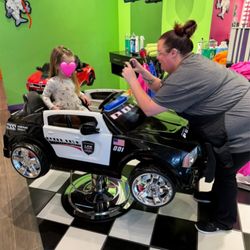 Sharkey’s Cuts for Kids Pittsburgh North - The stylist takes a photo to give to you for their first haircut... So thoughtful!