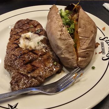 Saltgrass Steak House - NY Strip with Baked Sweet Potato - Steakhouses Near Me - Humble, Texas Saltgrass Steak House - NY Strip with Baked Sweet Potato - Steakhouses Near Me - Humble, Texas
