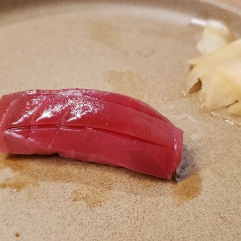 Ltd Edition Sushi - Wild tuna - scored along the grain to get the texture and the soy. Ltd uses freshly grated Wasabi root. None of the commercial stuff. - Sushi Bars Near Me - Seattle, Washington Ltd Edition Sushi - Wild tuna - scored along the grain to get the texture and the soy. Ltd uses freshly grated Wasabi root. None of the commercial stuff. - Sushi Bars Near Me - Seattle, Washington