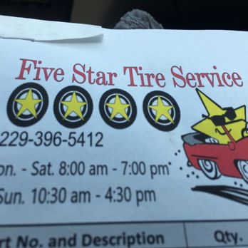 Five Star Tire Service - Tires Near Me - Tifton, Georgia Five Star Tire Service - Tires Near Me - Tifton, Georgia