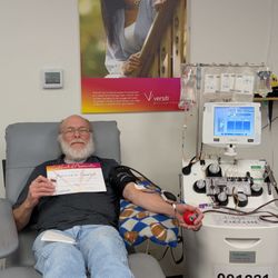 Versiti Blood Center of Illinois - Three gallons donated over time. Thank you Versiti. Glad to be healthy.