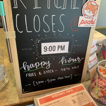 Pochi Bubble Tea Cafe - Weekday happy hour for fries and gyoza 1-5pm Mon-Thurs - Bubble Tea Near Me - Lynnwood, Washington Pochi Bubble Tea Cafe - Weekday happy hour for fries and gyoza 1-5pm Mon-Thurs - Bubble Tea Near Me - Lynnwood, Washington
