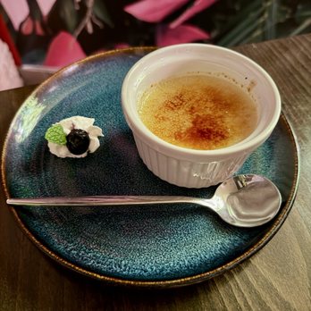 Ban Chok Dee Thai Cuisine-Maple Ridge - Coconut Creme Brûlée - Thai Near Me - Maple Ridge, British Columbia Ban Chok Dee Thai Cuisine-Maple Ridge - Coconut Creme Brûlée - Thai Near Me - Maple Ridge, British Columbia