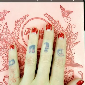 Atomic Style Lounge - Half moon style rounded manicure with gel polish - Nails by Stormi - Hair Salons Near Me - Las Vegas, Nevada Atomic Style Lounge - Half moon style rounded manicure with gel polish - Nails by Stormi - Hair Salons Near Me - Las Vegas, Nevada
