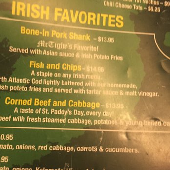 Johnny McTighe's Irish Pub - Irish Menu favorites - Irish Near Me - Blue Mountain Beach, Florida Johnny McTighe's Irish Pub - Irish Menu favorites - Irish Near Me - Blue Mountain Beach, Florida