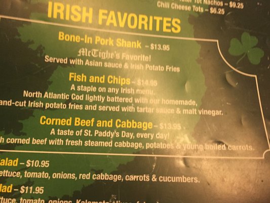 Menu photo 4 Johnny McTighe's Irish Pub Blue Mountain Beach, FL Menu photo 4 Johnny McTighe's Irish Pub Blue Mountain Beach, FL