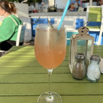 Bistro 245 - Specialty drink with grapefruit juice, gin, and Sauvignon blanc wine! - Breakfast & Brunch Near Me - Key West, Florida Bistro 245 - Specialty drink with grapefruit juice, gin, and Sauvignon blanc wine! - Breakfast & Brunch Near Me - Key West, Florida