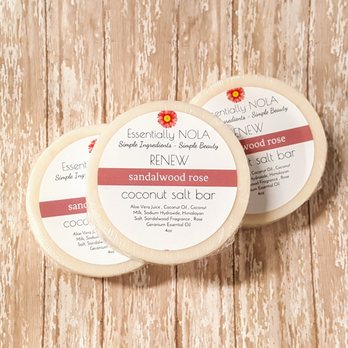 Essentially NOLA - Exfoliating Salt Bars - Cosmetics & Beauty Supply Near Me - New Orleans, Louisiana Essentially NOLA - Exfoliating Salt Bars - Cosmetics & Beauty Supply Near Me - New Orleans, Louisiana