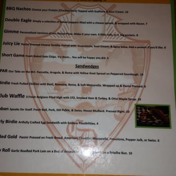 Caddy's Delight Virtual Golf Lounge - Come hungry. Great menu! - Golf Near Me - Columbus, Ohio Caddy's Delight Virtual Golf Lounge - Come hungry. Great menu! - Golf Near Me - Columbus, Ohio