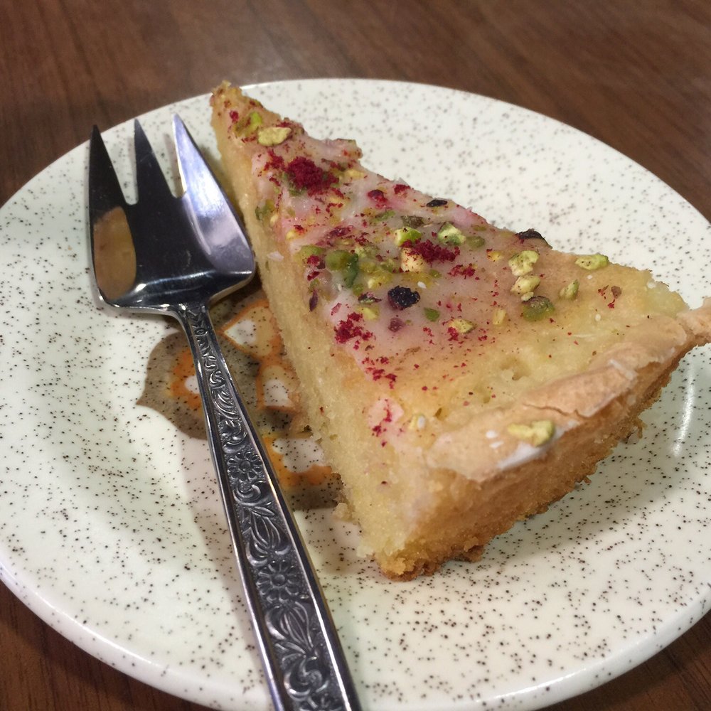 For Fika Sake - Lime & raspberry polenta cake - Cafes Near Me - Glasgow, GLG