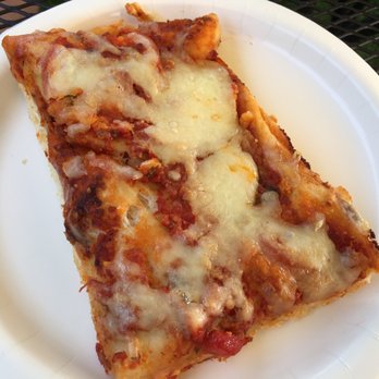 St Rocco's Bakery - Tasty pizza slice. Maybe a tad warmer would've been nice. Rhymes for days. - Bakeries Near Me - Glen Cove, New York St Rocco's Bakery - Tasty pizza slice. Maybe a tad warmer would've been nice. Rhymes for days. - Bakeries Near Me - Glen Cove, New York