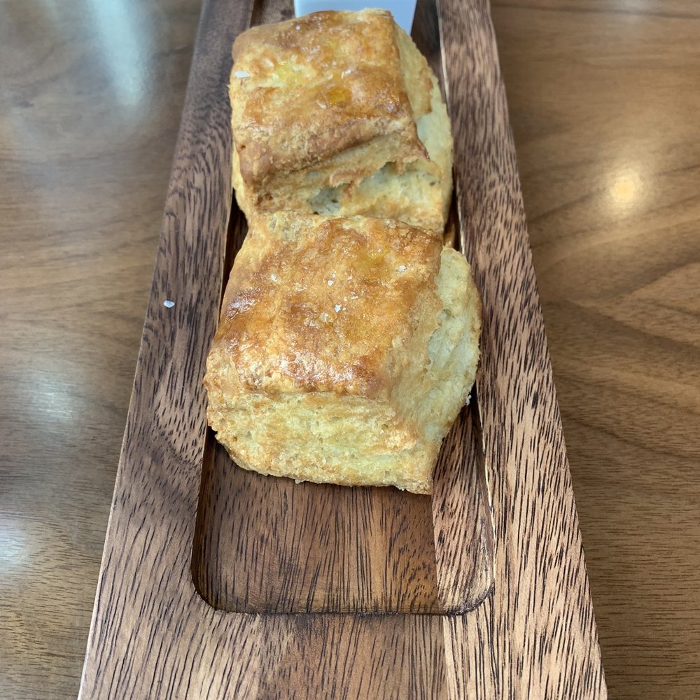 Reverence - Biscuits with pork fat butter - New American Near Me - Atlanta, Georgia Reverence - Biscuits with pork fat butter - New American Near Me - Atlanta, Georgia