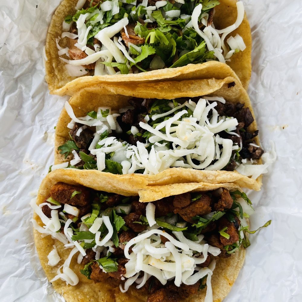 Street tacos - Asada, carnitas, and pastor tacos. Street tacos - Asada, carnitas, and pastor tacos.