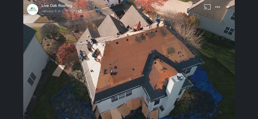 Slide of Live Oak Roofing