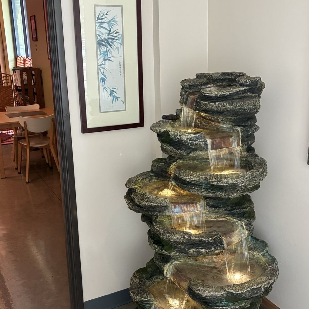 Zhi Tea - A beautiful water fountain at the entrance - Tea Rooms Near Me - Austin, Texas Zhi Tea - A beautiful water fountain at the entrance - Tea Rooms Near Me - Austin, Texas