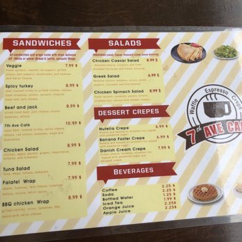 7th Ave Cafe - Coffee & Tea Near Me - Myrtle Beach, South Carolina