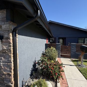 Socal Sheet Metal - The black gutters look great! - Roofing Near Me - Los Angeles, California