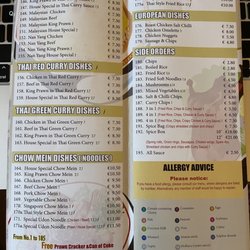 Golden Mountain - Menu