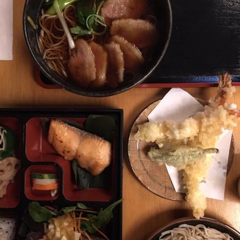 Soba-ya - Bento box lunch special, hot duck soba - Japanese Near Me - New York, New York Soba-ya - Bento box lunch special, hot duck soba - Japanese Near Me - New York, New York