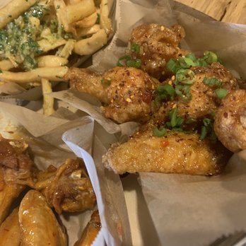 Fire Wings - Mango habenero, Saigon street and garlic fries - Chicken Wings Near Me - Hayward, California