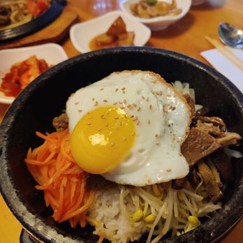 Gangnam Sushi - Beef bibimbap and banchan! - Korean Near Me - Toronto, Ontario
