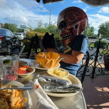 Nacho's - This is the mask you wear for your birthday song and also they bring you a nice shot of tequila. Awesome stuff!!! - Mexican Near Me - Murfreesboro, Tennessee