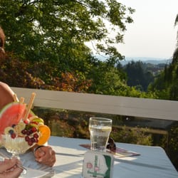 Cafè Silberfuchs - Ausblick Wintergarten