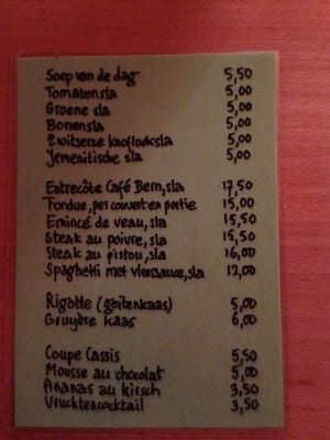 Menu photo 3 Café Bern Amsterdam, NH Menu photo 3 Café Bern Amsterdam, NH