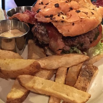 Lucille's - The cheeseburger and fries. That bacon - New American Near Me - Houston, Texas Lucille's - The cheeseburger and fries. That bacon - New American Near Me - Houston, Texas