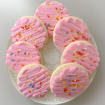 Sweet Without Wheat - Our signature buttercream frosted sugar cookies - Desserts Near Me