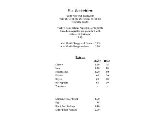 Menu photo 5 The Sandwich Factory Youngstown, OH Menu photo 5 The Sandwich Factory Youngstown, OH