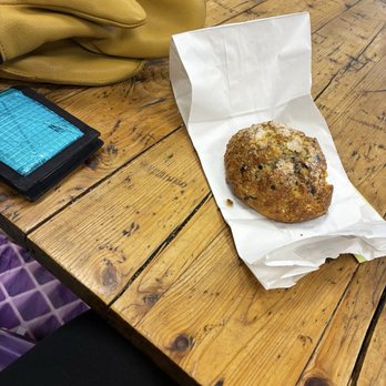 Cafe Zing - Scones in rotation: today I am loving the blueberry, another day I want to try Eva's recommendation of raspberry banana - Coffee & Tea Near Me - Cambridge, Massachusetts