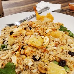 Mont Thai Cuisine - Added some chili paste to fried rice for some kick