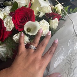 Keegan's Norwood Jewelers - Engagement ring and band