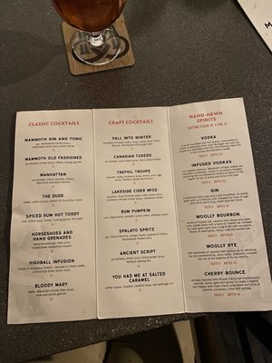 Menu photo 1 Mammoth Distilling Grand Rapids, MI