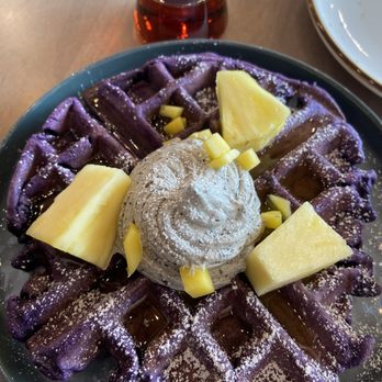 Magna Kainan - Ube Mochi waffle - Filipino Near Me - Denver, Colorado Magna Kainan - Ube Mochi waffle - Filipino Near Me - Denver, Colorado