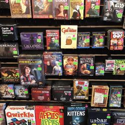 Sample of board games available