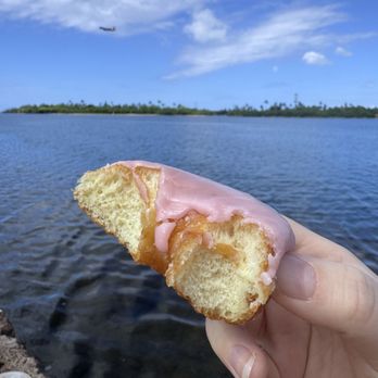 Island Glazed - Guava Donut - Coffee & Tea Near Me - Honolulu, Hawaii Island Glazed - Guava Donut - Coffee & Tea Near Me - Honolulu, Hawaii