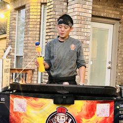 Let's Hibachi - Houston - Smokyyy being amazing!