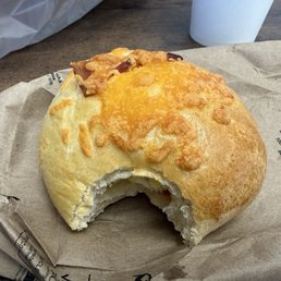 Breakfast bun Breakfast bun