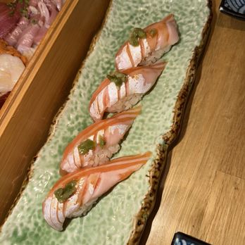 Rantei Japanese Cuisine - Salmon belly - Sushi Bars Near Me - Santa Clara, California